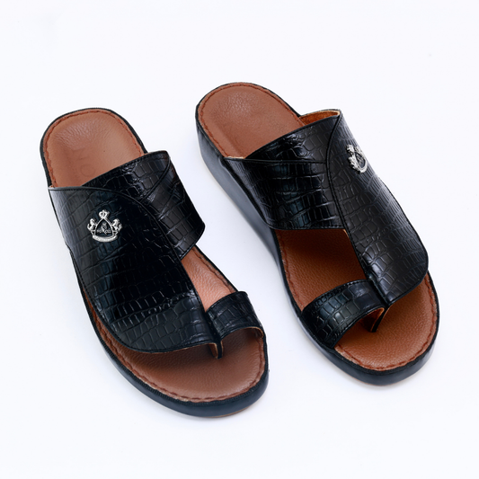 Luxury Arabic Sandals with Leaf