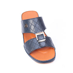 Luxury Arabic Sandals with Center Buckles + Dimond Stich