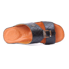 Luxury Arabic Sandals with Center Buckles + Dimond Stich