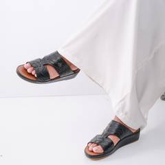 Luxury Arabic Sandals with Center Tie