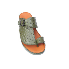 Luxury Arabic Sandals with Leaf Side Buckles