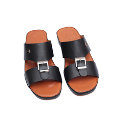 Luxury Arabic Sandals with Center Buckles | Medicated Socks Edition