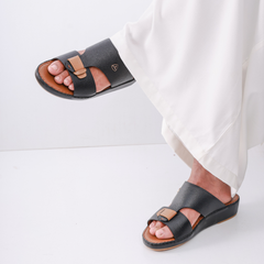 Luxury Arabic Sandals with Center Tie 