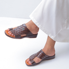 Luxury Arabic Sandals with Leaf | Medicated Socks Edition