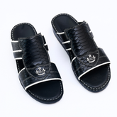 Signature Supper Luxury Arabic Sandals with Center Leaf