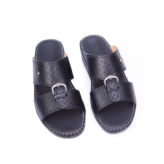 Luxury Arabic Sandals with Center Buckles