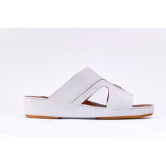 527-NR- White Premium Arabic Sandal for Men