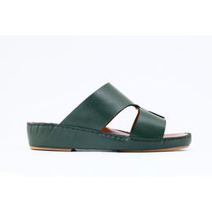 532-NR- Green Premium Arabic Sandal for Men