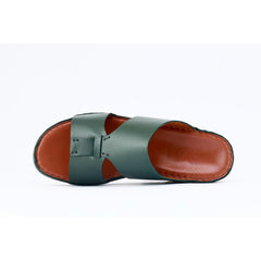 532-NR- Green Premium Arabic Sandal for Men