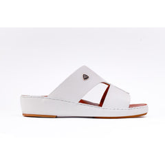 533-NR- White Premium Arabic Sandal for Men