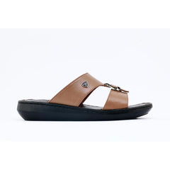 543-NR- Light Brown Premium Arabic Sandal for Men