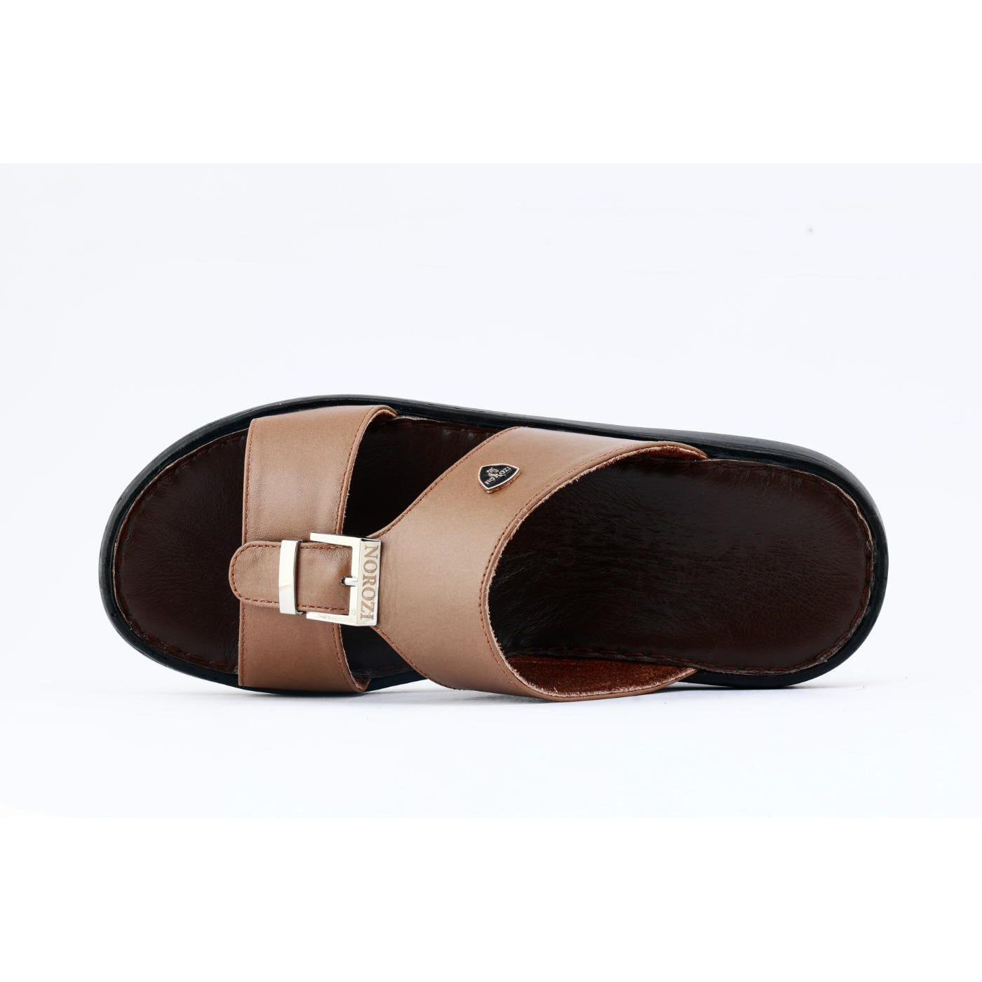 543-NR- Light Brown Premium Arabic Sandal for Men