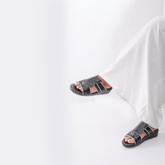 534-NR- Blue Premium Arabic Sandal for Men