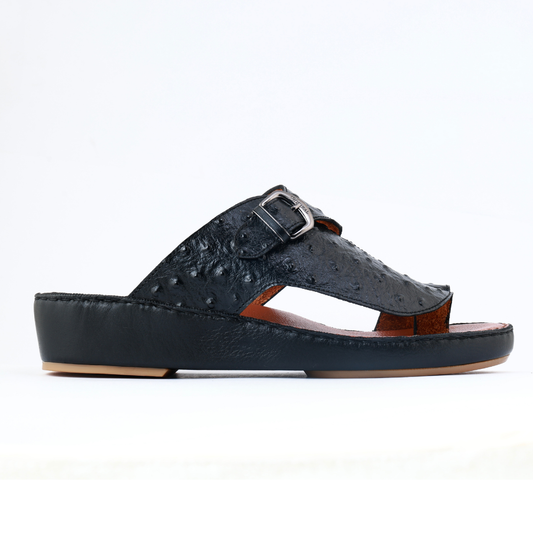 Luxury Arabic Sandals with Side Buckles Leaf