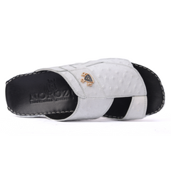 Luxury Arabic Sandals with Side Tie Leaf