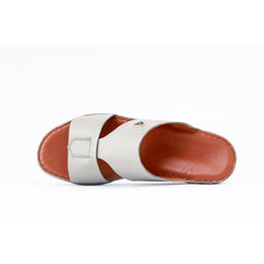 549-NR- White Premium Arabic Sandal for Men
