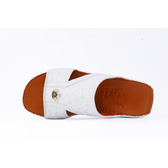 550-NR- White Premium Arabic Sandal for Men