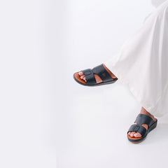 542-NR- Blue Premium Arabic Sandal for Men
