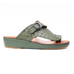 Luxury Arabic Sandals with Leaf Side Buckles