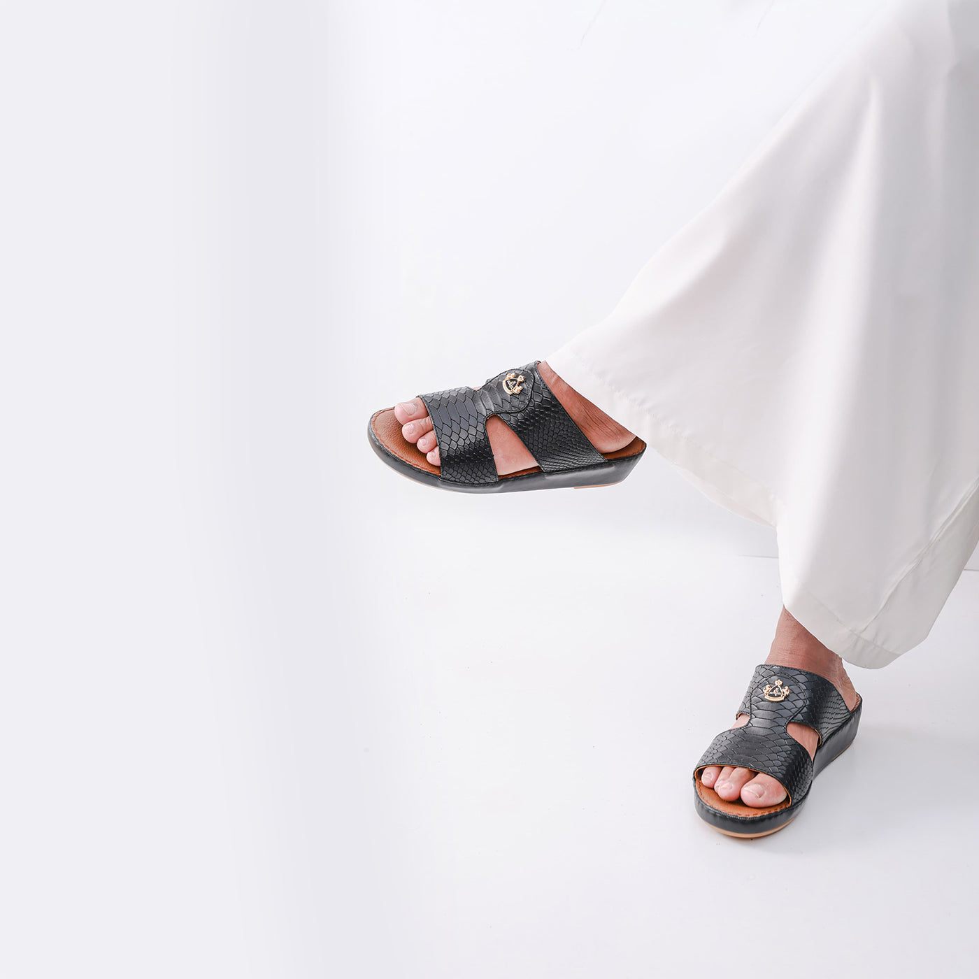 512-NR- Blue Premium Arabic Sandal for Men