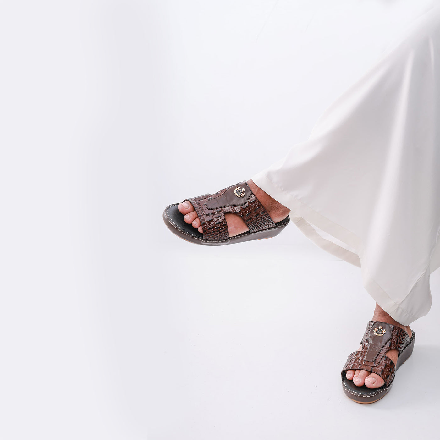 503-NR- Brown Premium Arabic Sandal for Men