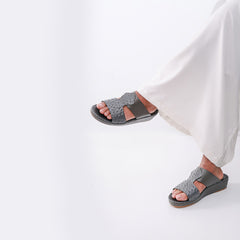 531-NR- Silver Premium Arabic Sandal for Men