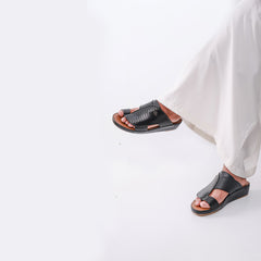 547-NR- Blue Premium Arabic Sandal for Men