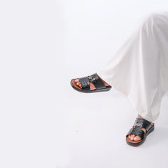 507-NR- Blue Premium Arabic Sandal for Men