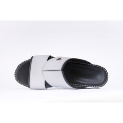 514-NR- White Premium Arabic Sandal for Men