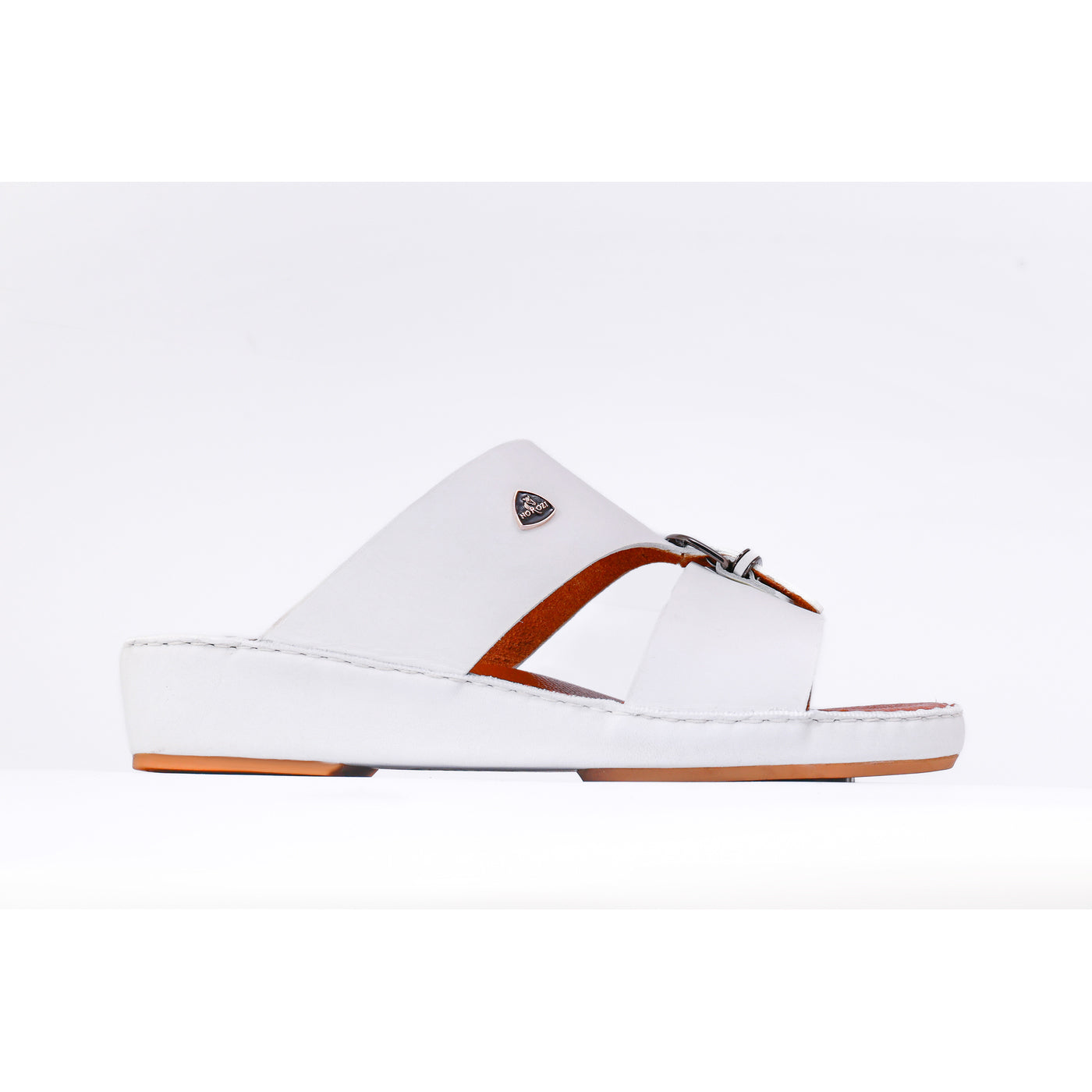 515-NR- White Premium Arabic Sandal for Men
