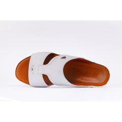 516-NR- White Premium Arabic Sandal for Men