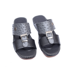 Luxury Arabic Sandals with Center Buckles | Medicated Socks Edition