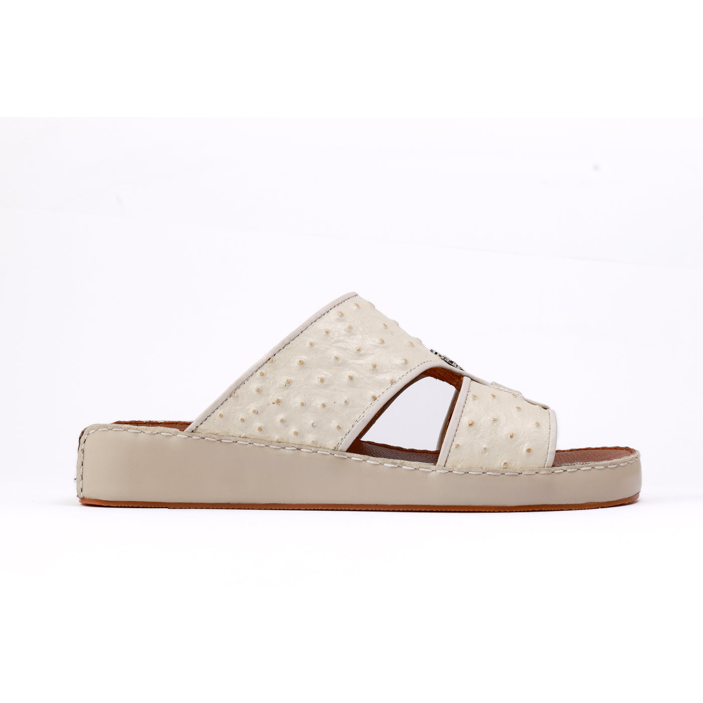 518-NR- White Premium Arabic Sandal for Men