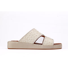 518-NR- White Premium Arabic Sandal for Men