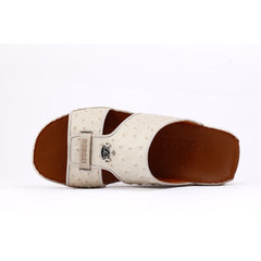518-NR- White Premium Arabic Sandal for Men