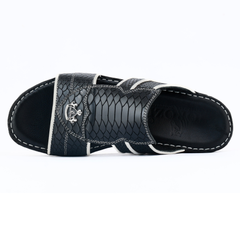 Signature Supper Luxury Arabic Sandals with Center Leaf