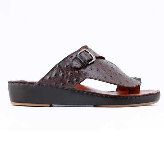 Luxury Arabic Sandals with Side Buckles Leaf