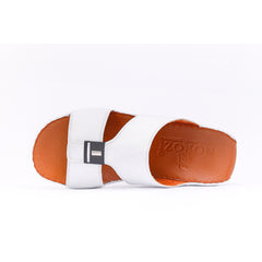 519-NR- White Premium Arabic Sandal for Men