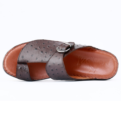 Luxury Arabic Sandals with Side Buckles Leaf