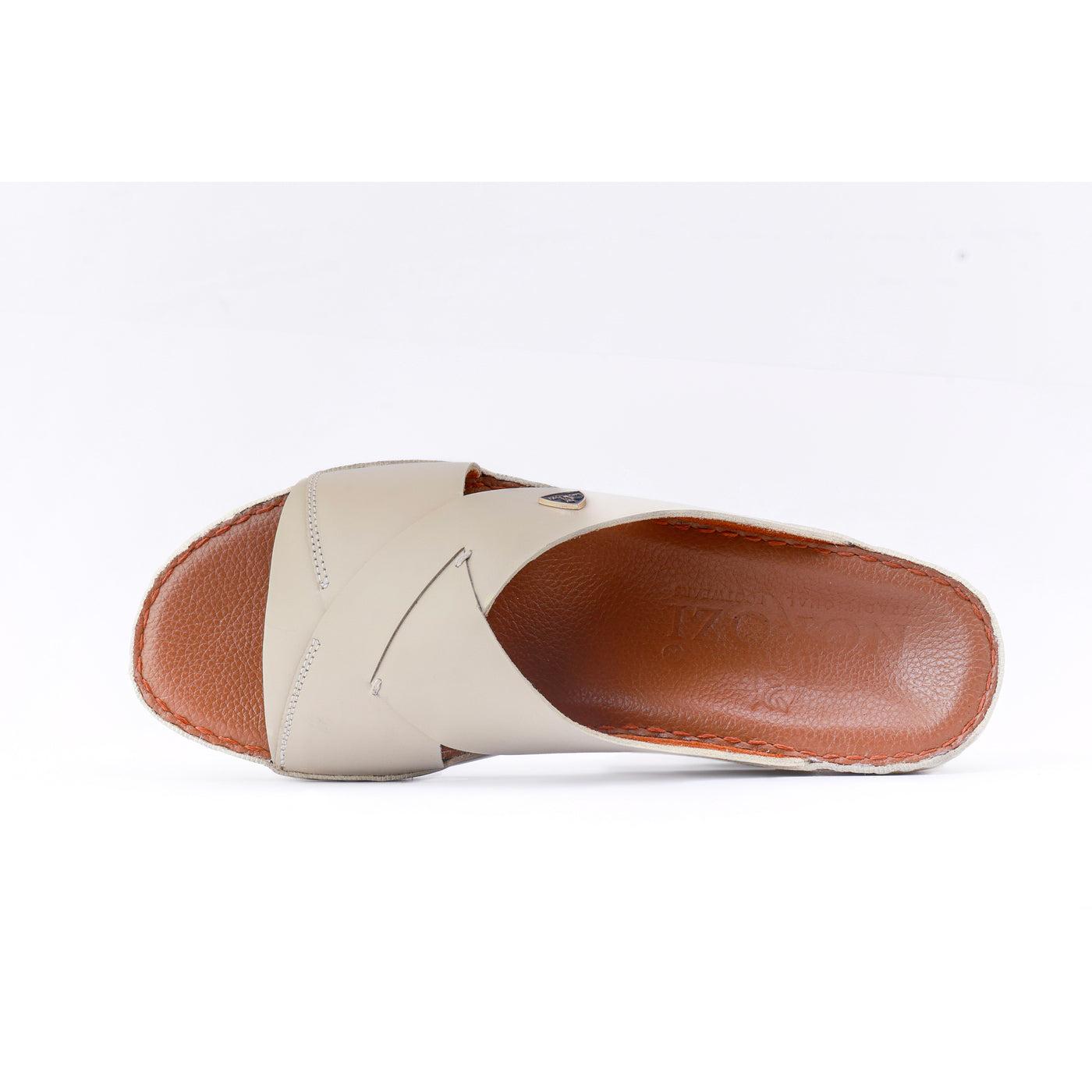 520-NR- White Premium Arabic Sandal for Men