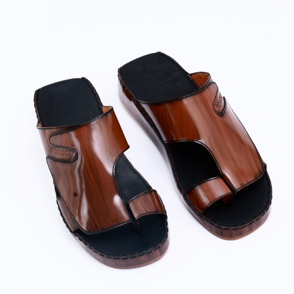 Signature&nbsp; Supper Luxury Arabic Sandals with Side Strip Leaf
