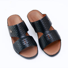 501-NR- Black Premium Arabic Sandal for Men