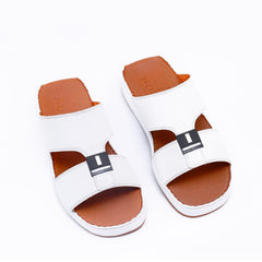 519-NR- White Premium Arabic Sandal for Men