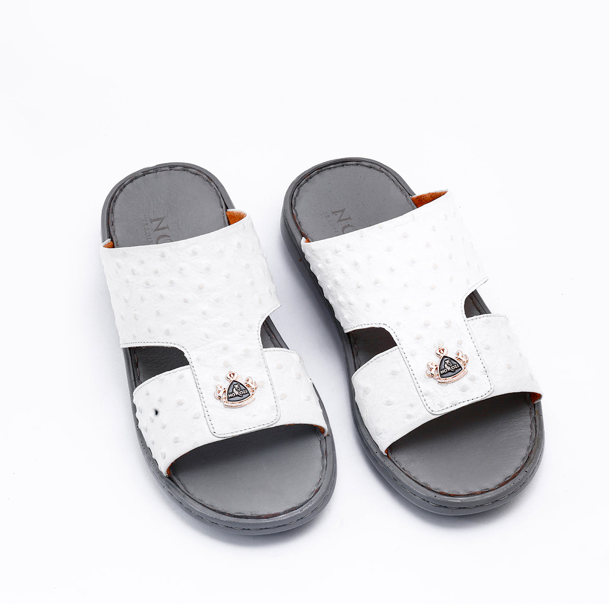 517-NR- White Premium Arabic Sandal for Men