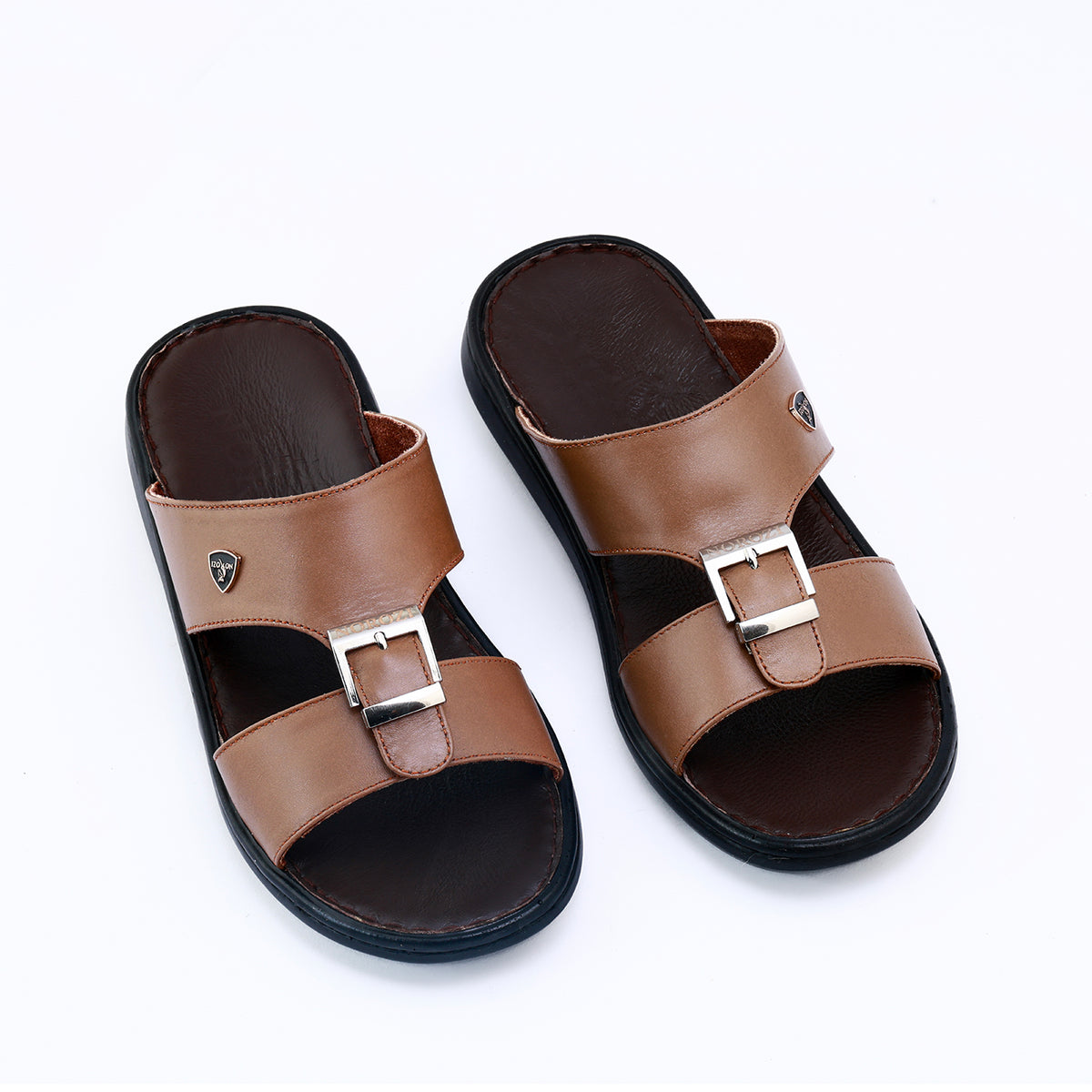 543-NR- Light Brown Premium Arabic Sandal for Men