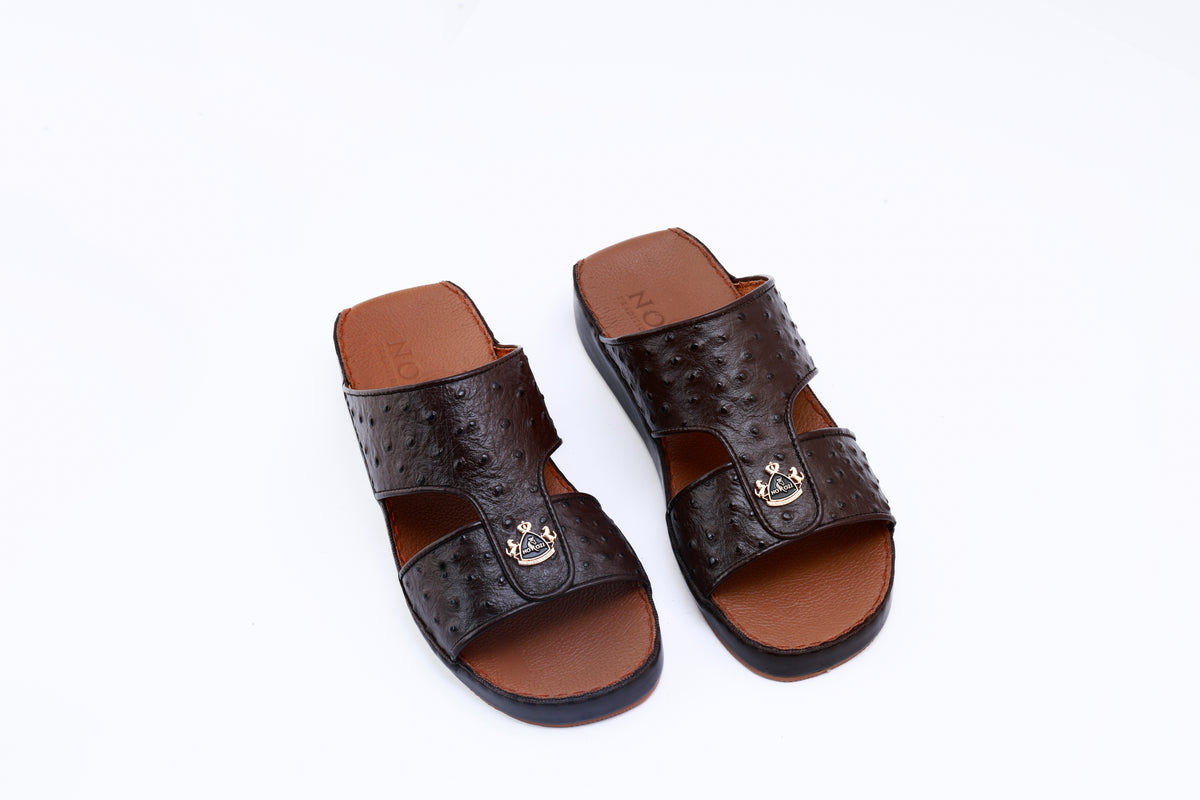 Luxury Arabic Sandals with Center Buckles