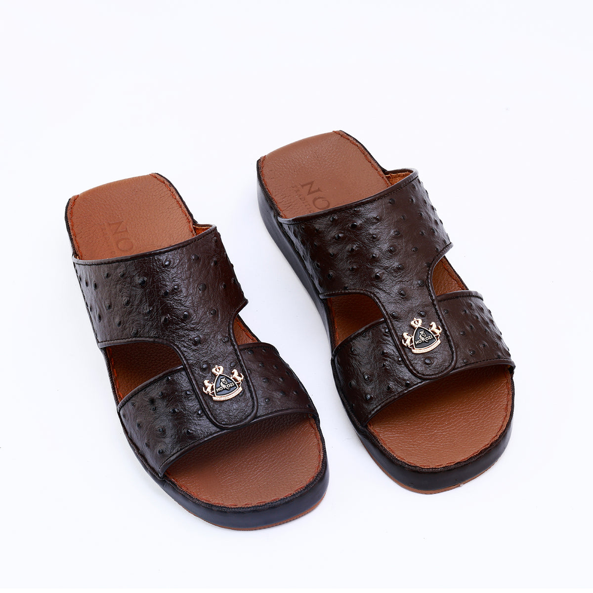 528-NR- Brown Premium Arabic Sandal for Men
