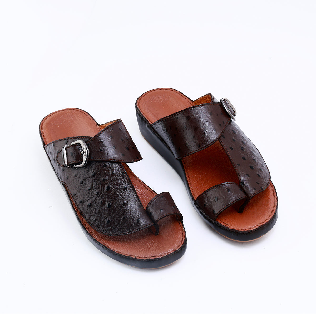 535-NR- Brown Premium Arabic Sandal for Men
