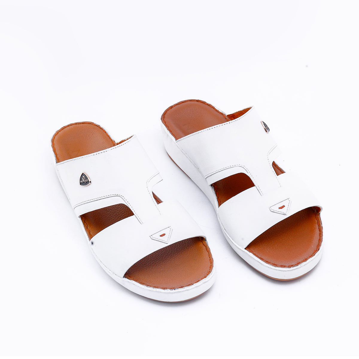 516-NR- White Premium Arabic Sandal for Men