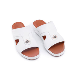 527-NR- White Premium Arabic Sandal for Men